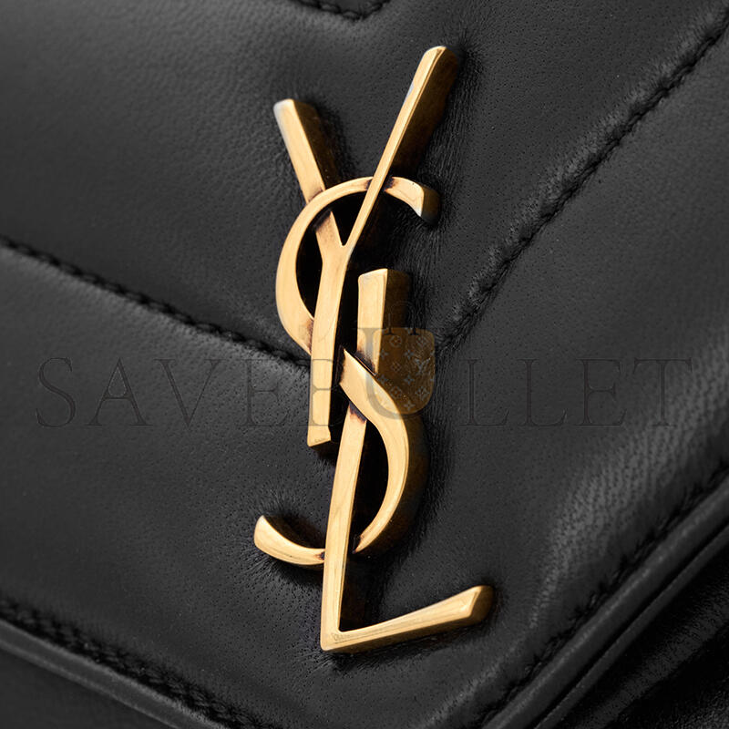 YSL LOULOU TOY CROSSBODY IN MATELASSÉ LAMBSKIN 873156AAEAX1000 (21*14*5cm)